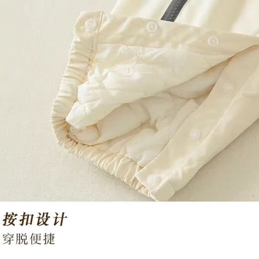 Baby winter clothes, super cute and stylish, boy baby jumpsuit, autumn and winter jacket, infant and toddler winter outing clothes, uniform color, 80cm, 7-11 months