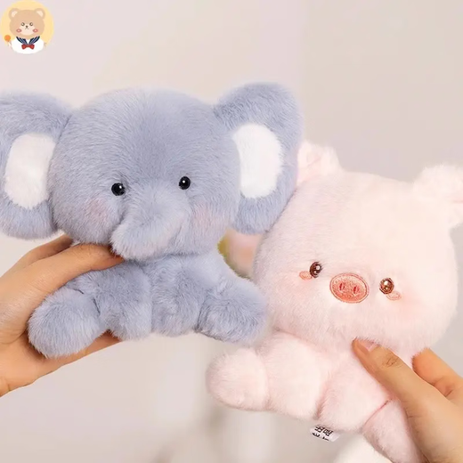 Jewelry, pigs, bears, rabbits, dolls, table companions, small ornaments, toys, birthday gifts, wedding accessories, table companions, little brown bears 1 pc