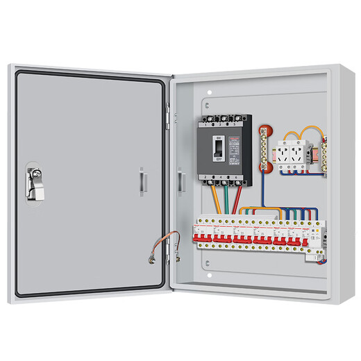 Customized three-phase four-wire electrical box assembly, low-voltage complete distribution box, street light lighting control box, primary and secondary construction site box, three-phase configuration 1 (Hangzhou People)