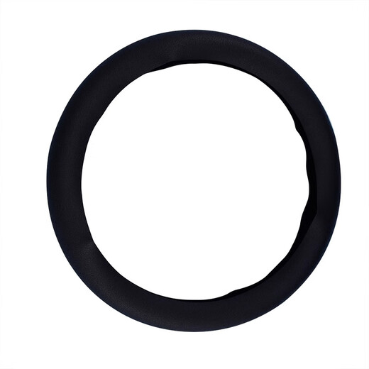 Leledi Automotive Ultra-Thin Steering Wheel Cover Anti-Slip Silicone Universal Handlebar Cover Men's and Women's Soft Sun Protection Cover Black