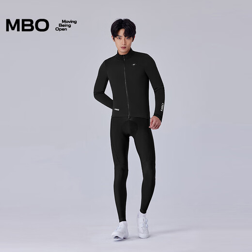 MBO Polartec Alpha Men's Autumn and Winter Dynamic Warm Windproof Cycling Jacket C580 Lightweight Black L