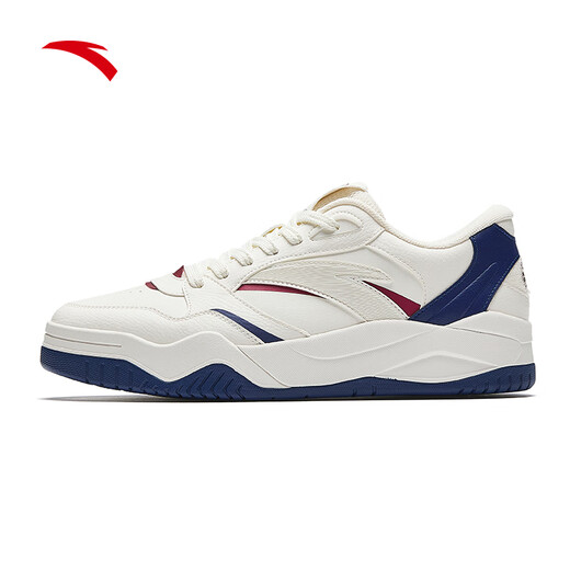 ANTA Wave 4.0丨Men's trendy skate shoes with contrasting colors, low-cut casual and versatile skate shoes, heightening white shoes, sneakers