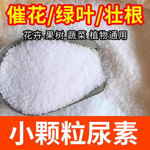 Urea Fertilizer Quick-acting Nitrogen Fertilizer Agricultural Compound Fertilizer Vegetables and Flowers Flower Fertilizer Green Planting Vegetables and Fruit Trees Chemical Fertilizer 100Jin Jin is equal to 0.5kg Trial Pack/100g Small Particle Urea High Purity