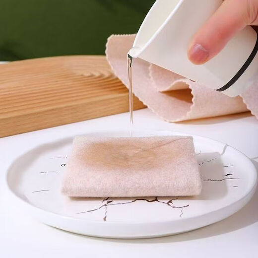 Loofah rag household water-absorbing oil-absorbing traceless dishcloth kitchen lazy cleaning 20 items