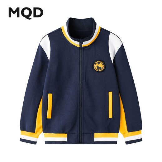 MQD Autumn and Winter College Style Knitted Daily Commuting Jacket Navy 1 135