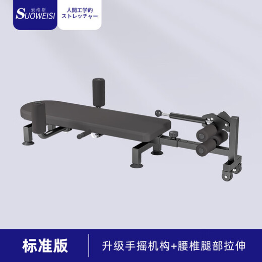 腰椎拉伸器家用脊部柱牵引神器医院专用新款倒挂倒立机治疗全自动 标准款手摇机构+腰部牵引