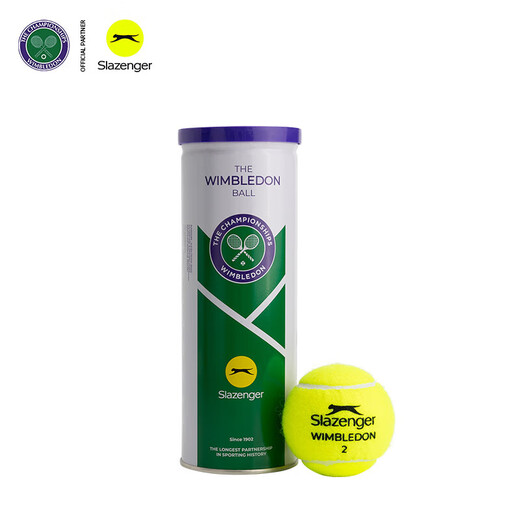 史莱辛格（Slazenger）网球 温网官方用球 训练比赛球铁罐3粒装 新包装340981*24