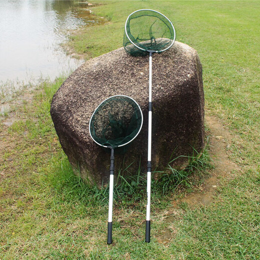 Gujian Mubaosen full set of folding fishing nets, thickened stainless steel, retractable fishing nets, fishing net pockets for fishing gear