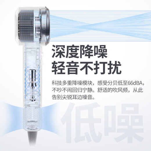 Syouran high-speed bladeless hair dryer household negative ion silent high-power hair care hair dryer for men and women to blow hair hotel special hair dryer curling set high-speed hair dryer 2025 new lilac national 3C certification, 2025 new