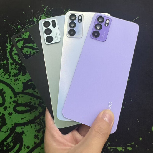 OPPO adapts to Reno6pro+ original mobile phone glass back cover reno6 disassembly seamless battery cover back screen Reno6Pro+ (summer) installation seamless back cover without frame lens x shell