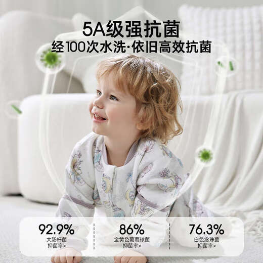 Imomoto baby sleeping bag, children's spring, autumn and summer baby anti-kick quilt artifact, split leg style for all seasons, Sky Castle, Class A high quality/recommended room temperature 20-28 S size, recommended height 60-85cm