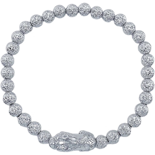 Beijing Gold Trading Center Co., Ltd. Platinum Bracelet PT950 Lucky Pixiu Bracelet Platinum Bracelet Boy's Birthday Valentine's Day Gift for Girlfriend and Wife About 13.95g