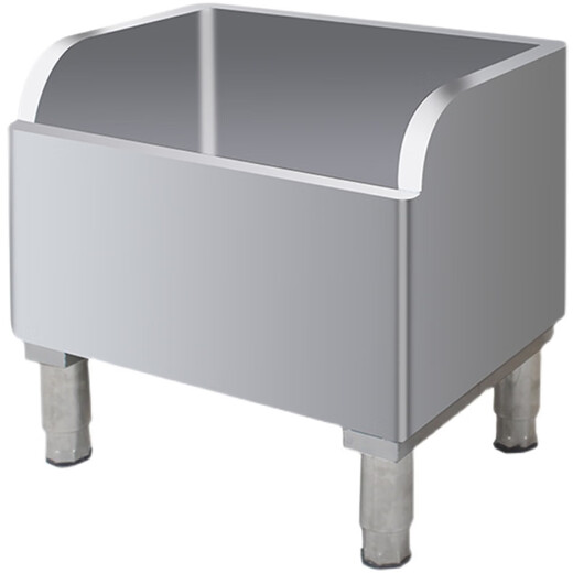 Huili custom-made stainless steel mop pool commercial household rectangular wash mop pool school outdoor balcony large sink 201 length 450 width 410 (leg height 15)