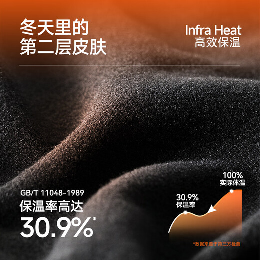 Catman 30% real wool round neck thermal underwear men's close-fitting, comfortable, seamless, thermal, warm autumn coat and long trousers set