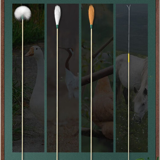 Shantou Lincun Ear Picking Tool Set Ear Picking Goose Feather Stick Buckle Furry Picking Artifact Luminous Ear Picking Spoon Full Set Affordable Ear Picking 4-piece Set + Storage Box