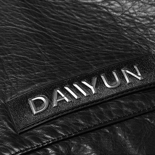 KBXNG劲霸2025春秋新款海宁皮衣男短款修身薄款翻领皮夹克男皮衣服休闲 黑色 M 165 (90~115)斤