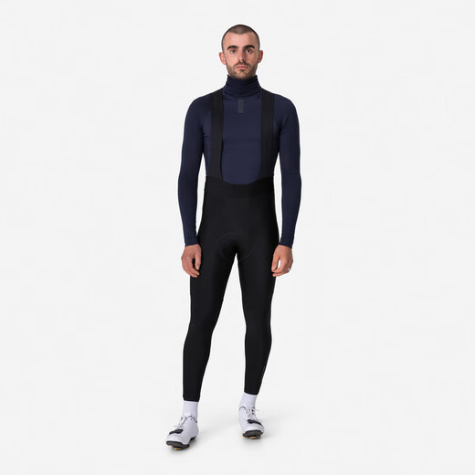 Rapha new color for autumn and winter men's warm winter long-sleeved turtleneck cycling base shirt official cycling top navy blue - new color for autumn and winter 25 M