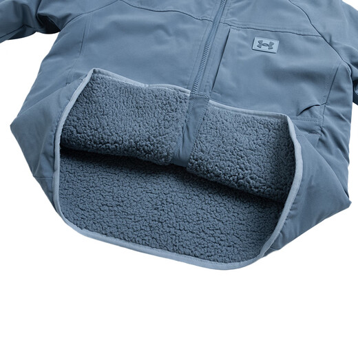 Under Armor woven hooded jacket for women, fashionable, simple, loose, comfortable, breathable, sports and leisure jacket XS