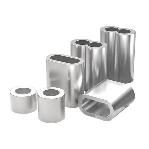 Tianzhuo Hardware wire rope with aluminum sleeve aluminum chuck eight-figure hole clip lock fast chuck chuck round oval single and double hole round hole M16-2