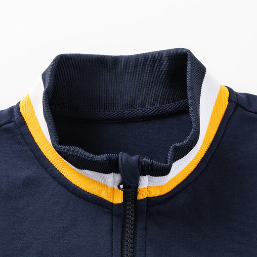 MQD Autumn and Winter College Style Knitted Daily Commuting Jacket Navy 1 135