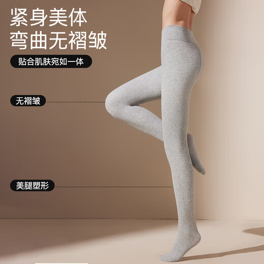 MiiOW high-waisted leggings for autumn and winter women's velvet thickened outer pantyhose that do not fall out of gear to keep warm large size black pressure slimming legs