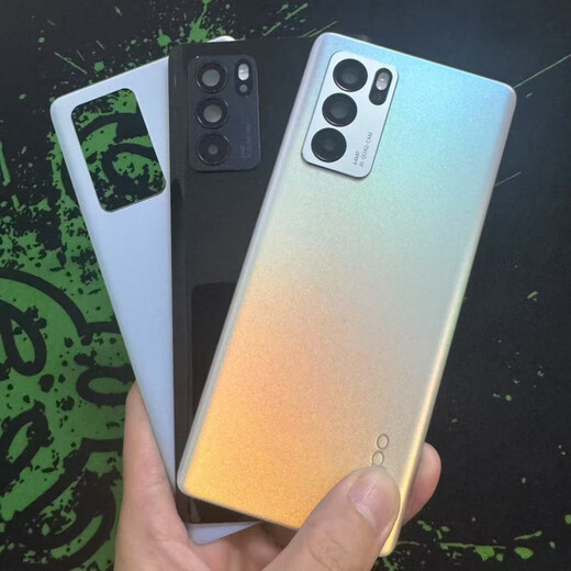OPPO adapts to Reno6pro+ original mobile phone glass back cover reno6 disassembly seamless battery cover back screen Reno6Pro+ (summer) installation seamless back cover without frame lens x shell