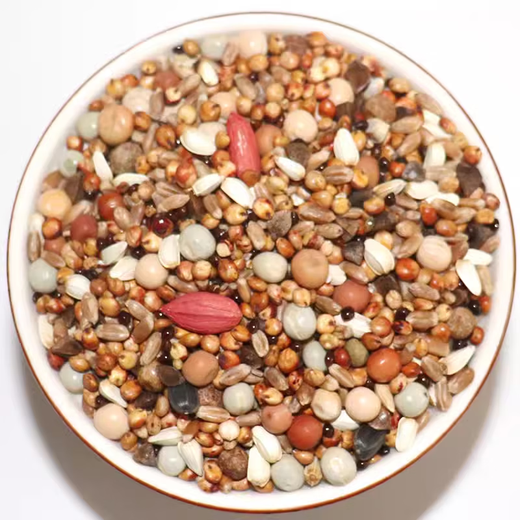 Other horticultural high-quality nutritious pigeon food, meat pigeons, ornamental pigeons, homing pigeons, racing pigeons, Yuanbao pigeons, young pigeon feed, breeding pigeons, pigeon food with corn 50 Jin Jin equals 0.5 kg