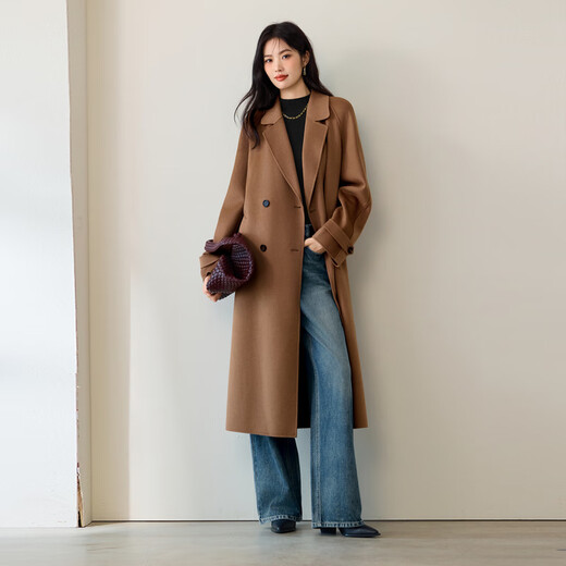 Eifini Jiang Xin endorsed all cashmere basic turtleneck pullover skin-friendly cashmere sweater top for women autumn new style black S 80-100Jin Jin is equal to 0.5 kg