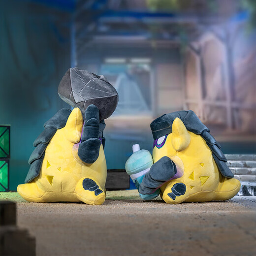 Valorant Fearless Contract Valorant Preserved Egg Plush Blaster Version Cute Doll Game Peripheral Preserved Egg is deploying the blaster plush