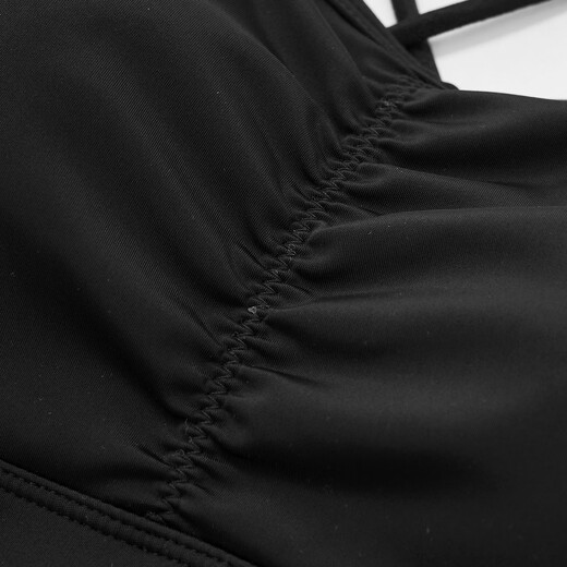 IEF/Aiyifu 2025 new cross backless beauty suspender chest pad wears camisole top inside and outside black L