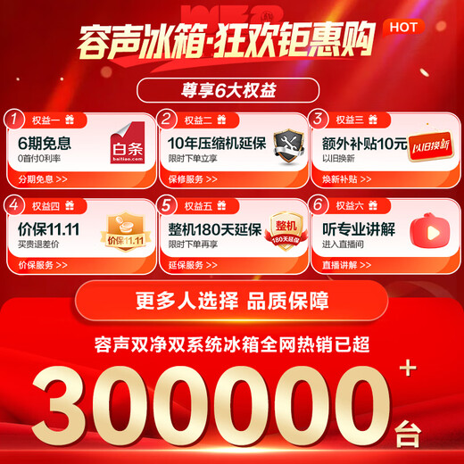 Rongsheng Cube Sugar 505 Active Dual Purification Dual System Cross Four-Door Ultra-Thin Zero Embedded Refrigerator Home Ice Making Level One Energy Efficiency BCD-505P60CZMAD Gray National Subsidy