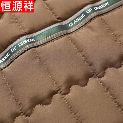 Hengyuanxiang Middle-aged and Elderly Men's Cotton Clothes 2025 Winter Removable Hooded Jacket Dad's Windproof Warm Cotton Clothes