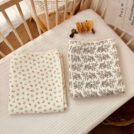 Zhongzhanggui baby diaper pad waterproof breathable washable diaper large size baby diaper sheet aunt pad menstrual mattress Misty Forest + Yula Huayu 2-piece changing set washable 50x70cm