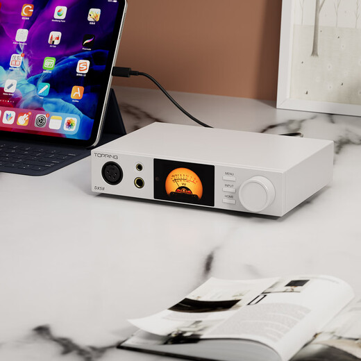 TOPPING DX5 II fully balanced high-power decoder and amp all-in-one hifi fever hard solution DAC silver DX5 small amount in stock