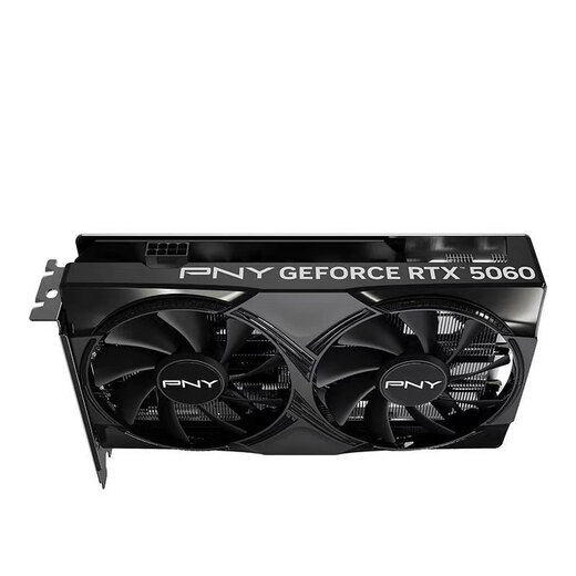 PNYRTX5060 8GB OC DLSS 4 double ventilateur Overclocking jeu e-sports AI vidéo en direct ordinateur carte graphique PNY RTX5060 8GB double ventilateur