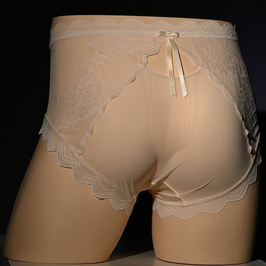 Fenteng 180200Jin Jin is equal to 0.5kg large size lace hollow underwear pure desire style 3XL black 150-200Jin Jin is equal to 0.5kg egg-packed