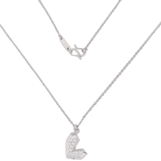 Laofu gold platinum hollow adjustment single-minded preference heart-shaped love set chain about 3.73g