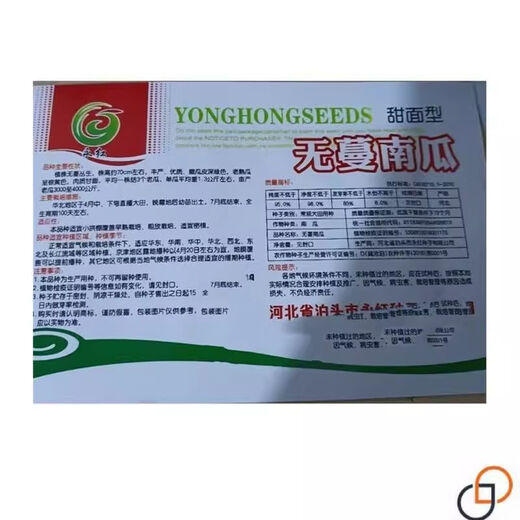 Vineless pumpkin seeds, sweet pumpkin, chestnut flavor powder, glutinous and sweet chestnut pumpkin seeds, high yield and disease resistance, original, one pack, about 20+, vineless pumpkin seeds