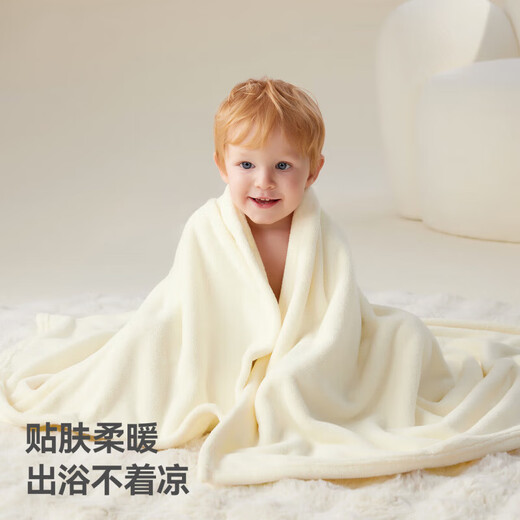 Betis baby bath towel for children, boys and girls, gauze soft absorbent bath towel, newborn towel blanket, squirrel rat 7A antibacterial, 0 lint, instant absorbency and dryness 100x60cm