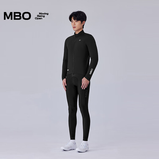 MBO Polartec Alpha Men's Autumn and Winter Dynamic Warm Windproof Cycling Jacket C580 Lightweight Black L