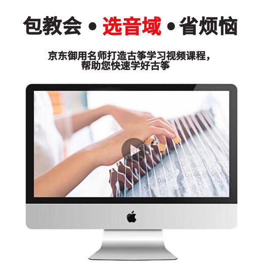 Range (RANGE) Guzheng Mini Portable Guzheng Exam Beginner Practice Guzheng Log Color + Full Set of Accessories