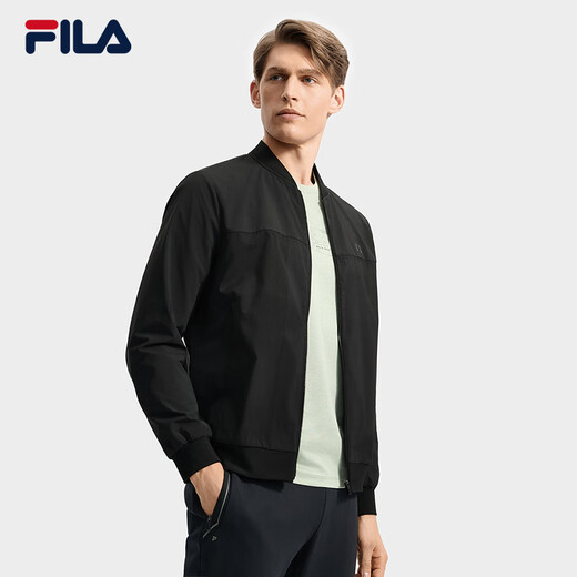 FILA official men's woven jacket 2025 autumn simple basic business commuting casual jacket