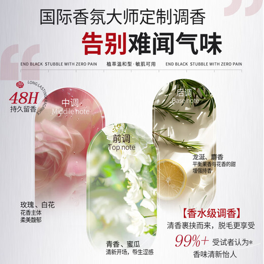 LD German hair removal cream for men and women to remove private parts, underarms, leg hair, beard, lips, whole body, permanent root removal, 0 pain, 0 black spots, 0 repetitions, 1 box