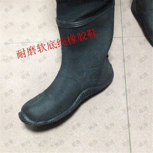 Hangde winter full dry wetsuit one-piece 6MM thickened waterproof and warm wetsuit wear-resistant cold dry suit deep diving without hood (one piece) XXL (height 180-185cm)