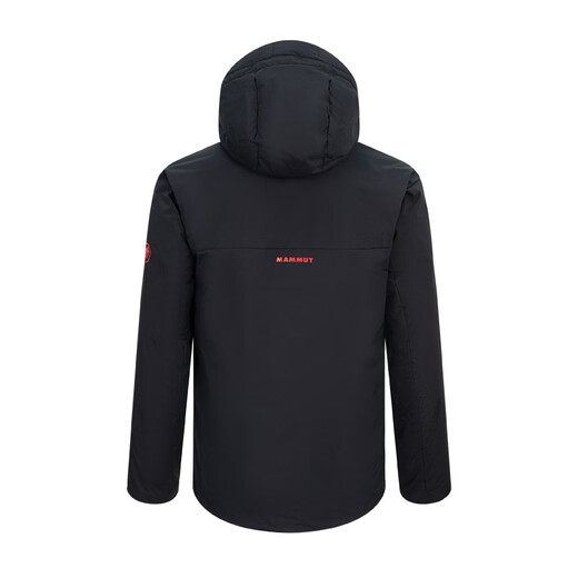 Mammoth Clion Men's and Women's Sports Outdoor Windproof, Water-Repellent, Breathable and Warm Hooded Goose Down Jacket Black Red Label M