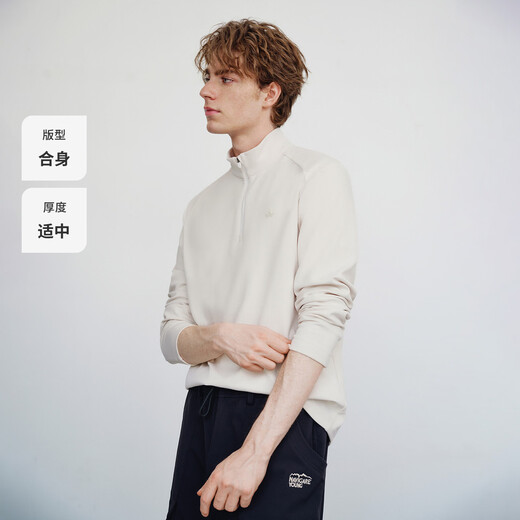 Navigare star's same Italian dinghy 25 new men's half open collar brushed sweatshirt inner top 1135845304