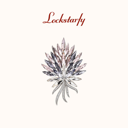 LOCKSTARFY French brand Harvest Wheat Suit Corsage Women's Valentine's Day Gift for Girlfriend and Wife High-end Coat Brooch LXZ00241 Red Brand Gift Box
