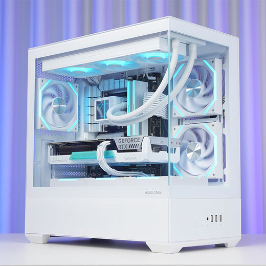 ASUS TUF AMD 7800X3D/9800X3D/5060TI/5070TI/5080 ROG family bucket official subsidy assembly computer game AI host DIY complete machine configuration five 7800X3D+5060TI pure day selection