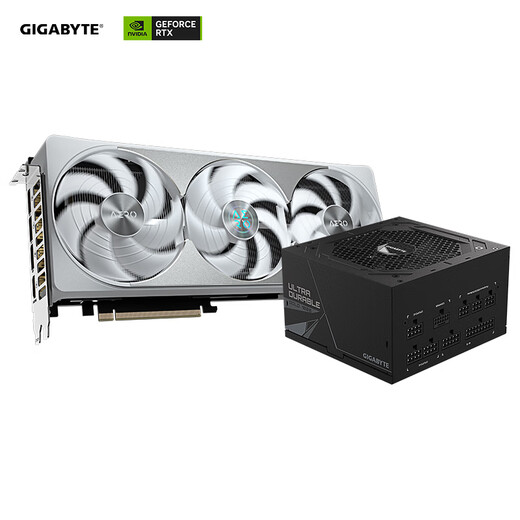 GIGABYTE Snow Eagle 5080 AERO OC 16G graphics card + 1000W Magic Eagle Gold Power Supply Set