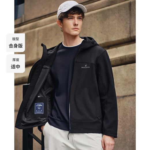 Navigare Italian small sailing boat 25 new men's oil-repellent velvet jacket casual hooded warm jacket 1331005509